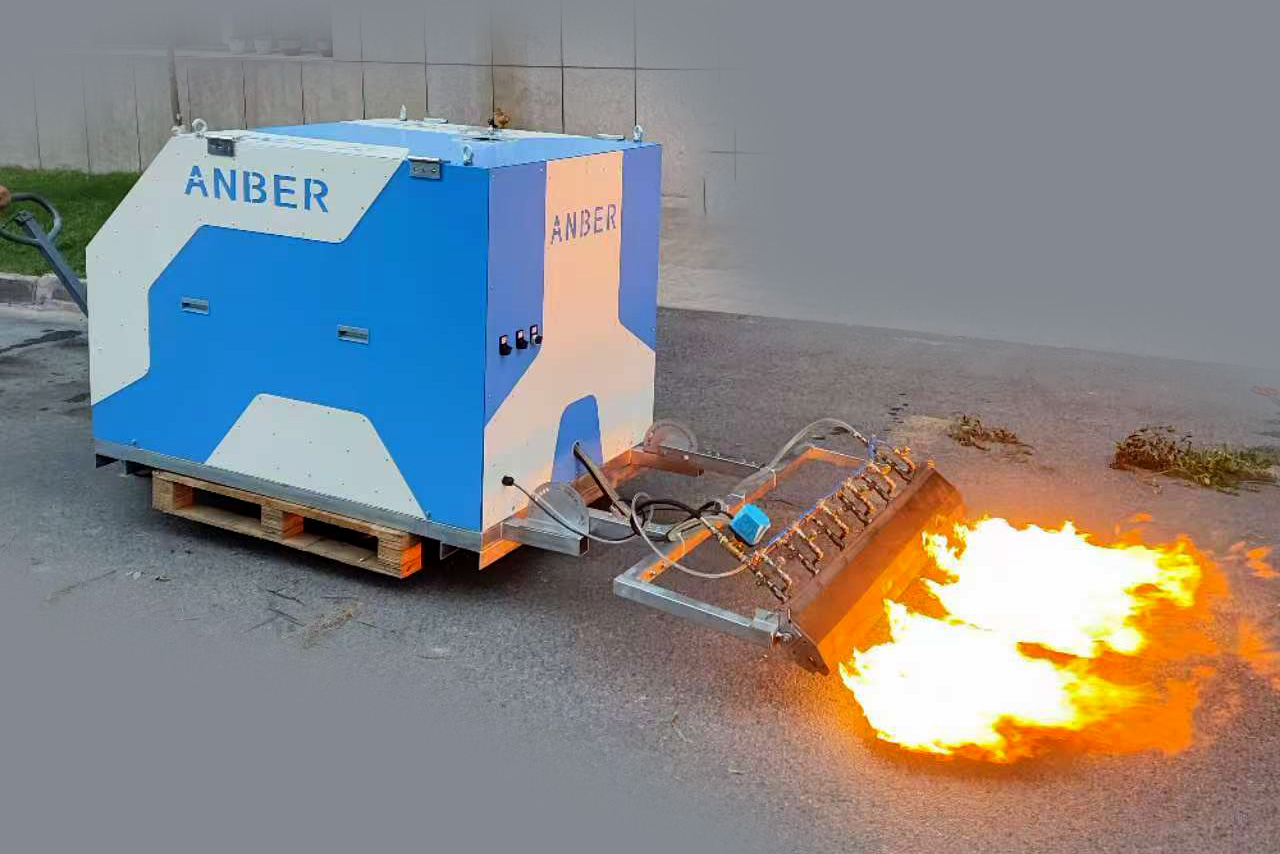 ANBER Flame weeding and insecticidal machine